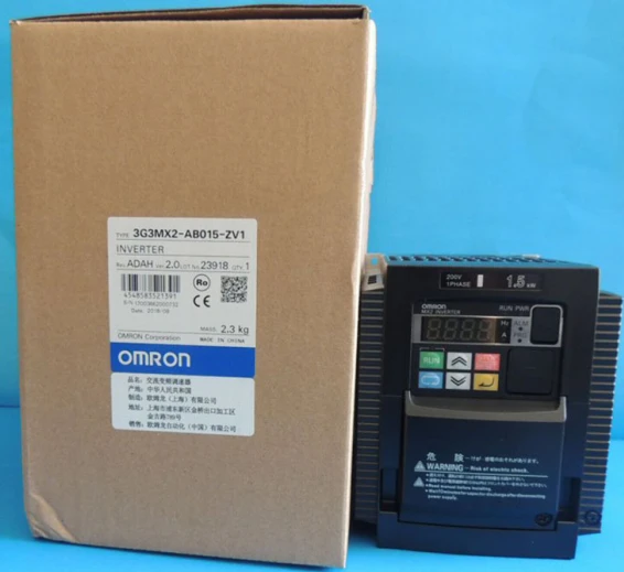 Invertor Omron 3G3MX2-A4022-V1, V/f a bezsenzorový vektor.0.01 - 400 Hz